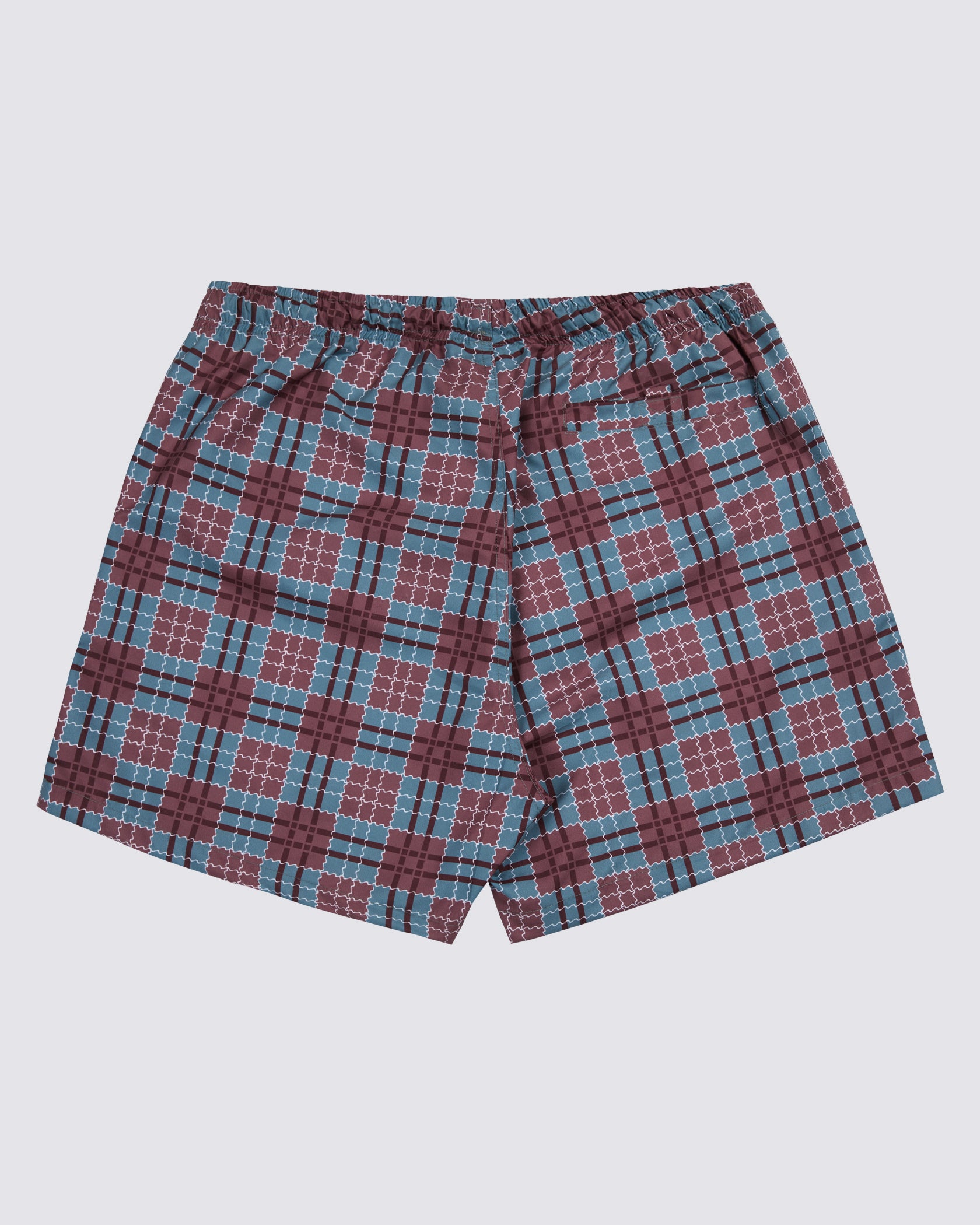 Portofino Plaid Swim Trunk