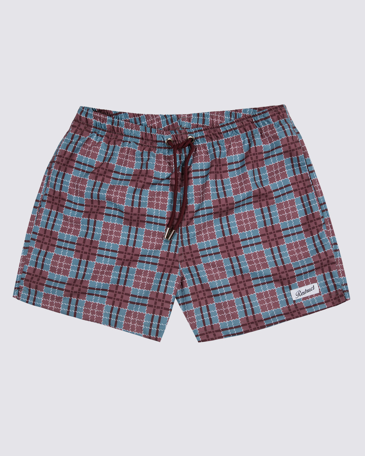Portofino Plaid Swim Trunk