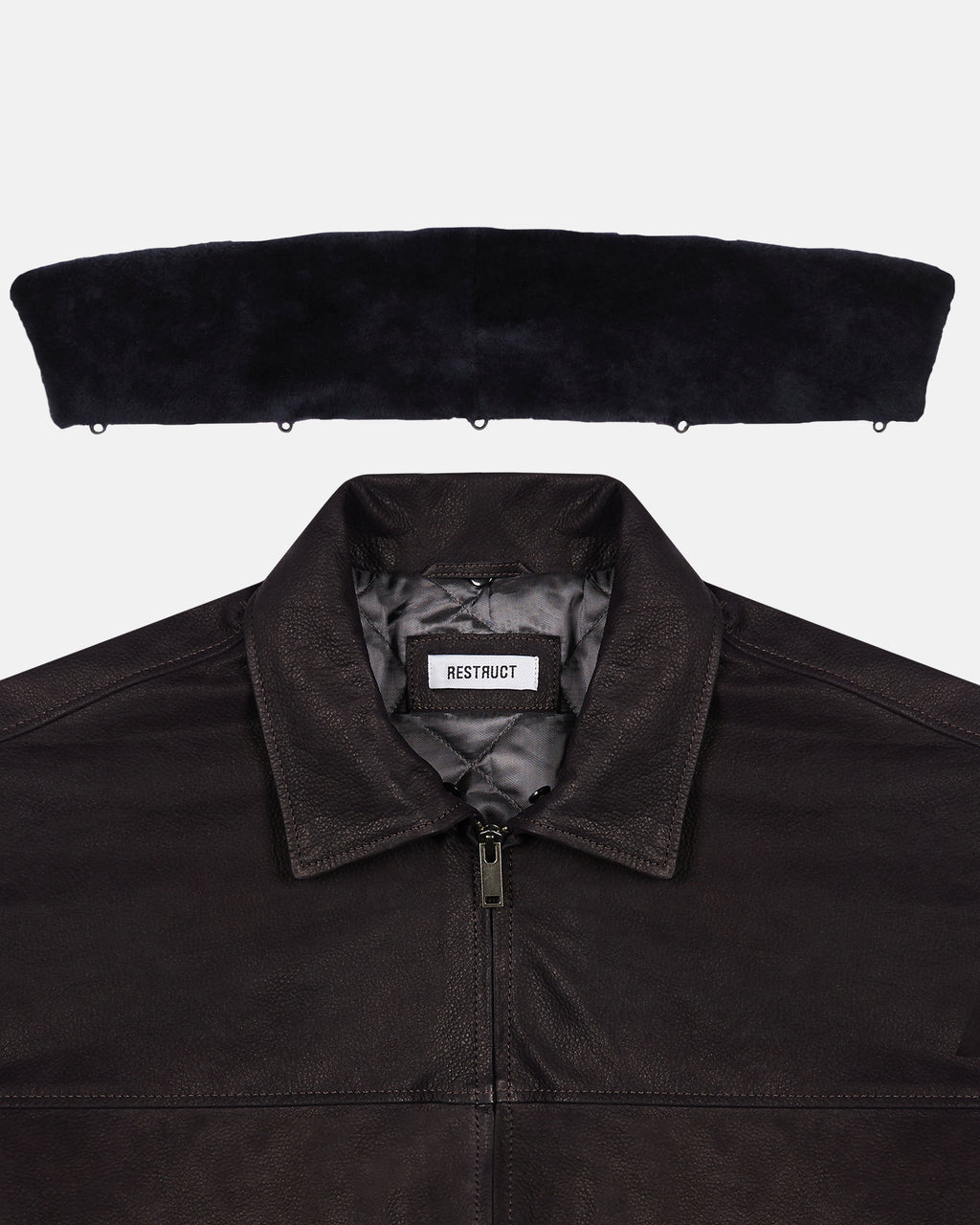 Leather Jacket Indigo