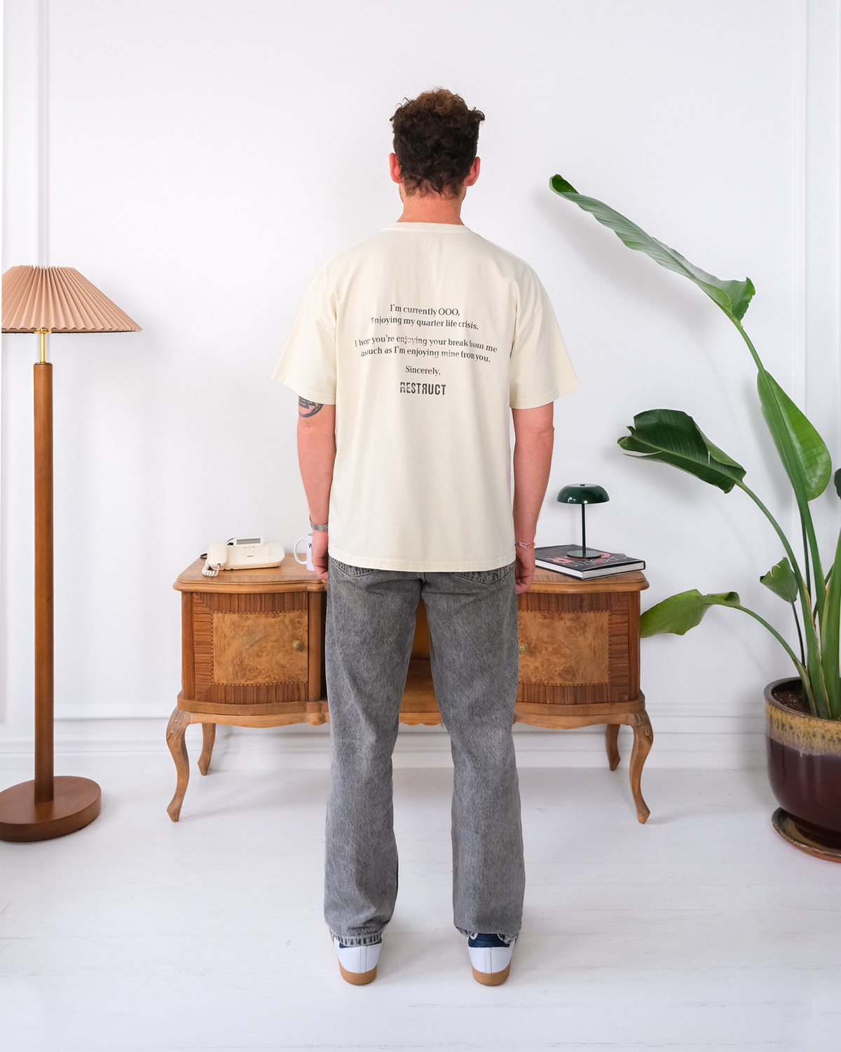 Auto Reply Tee Ivory