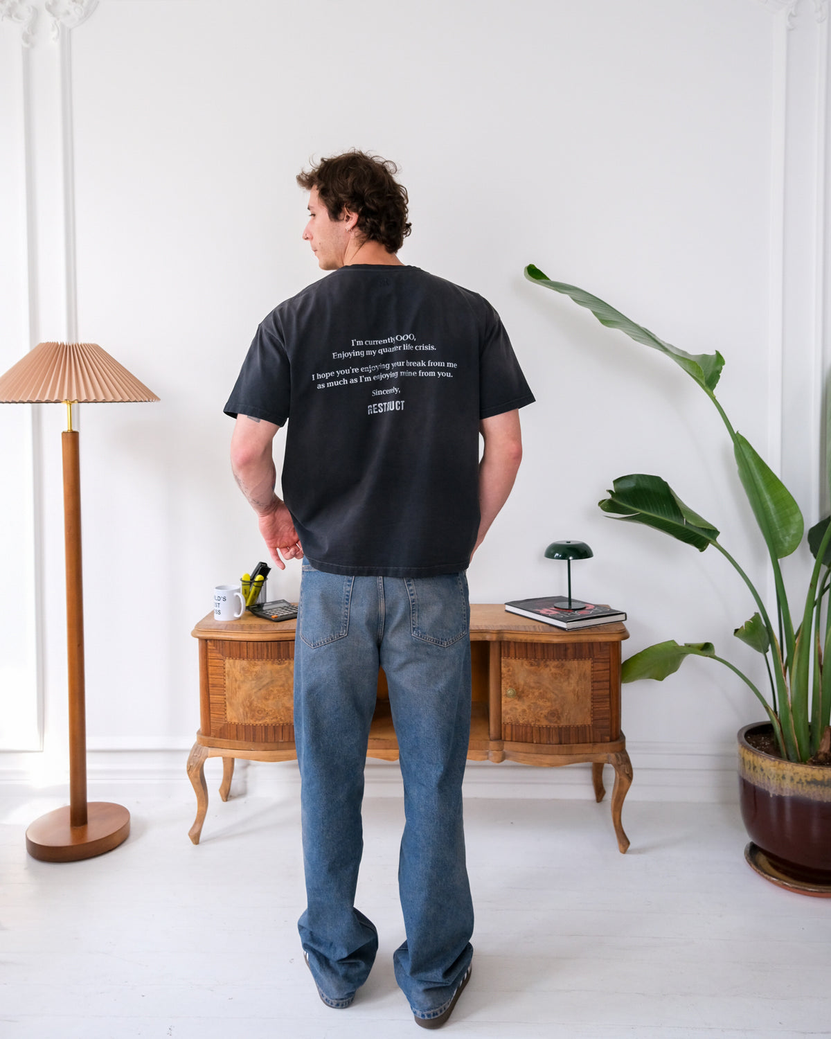 Auto Reply Tee Vintage Black