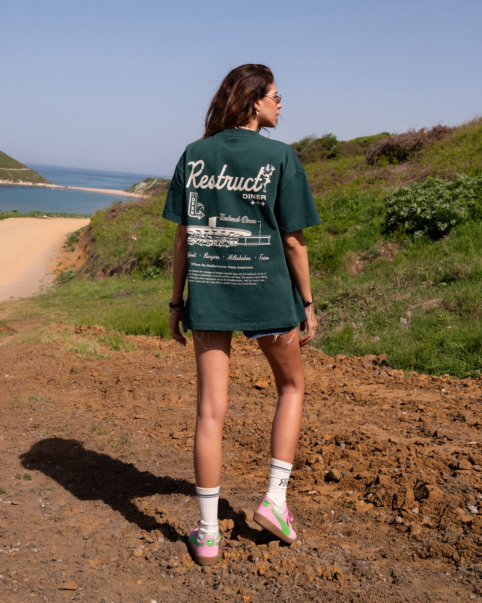 Diner Tee Green