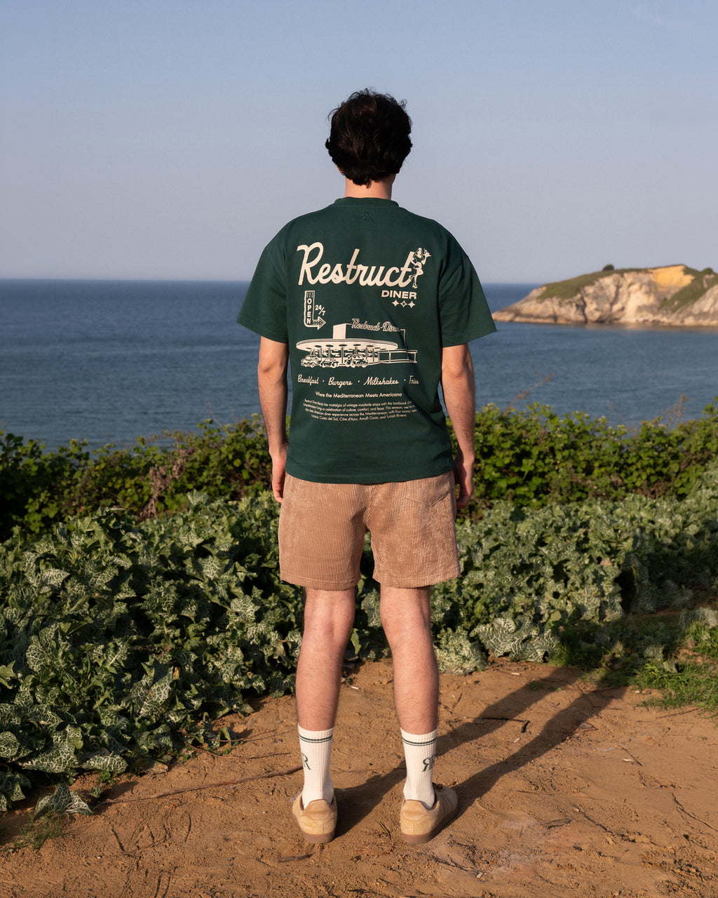 Diner Tee Green