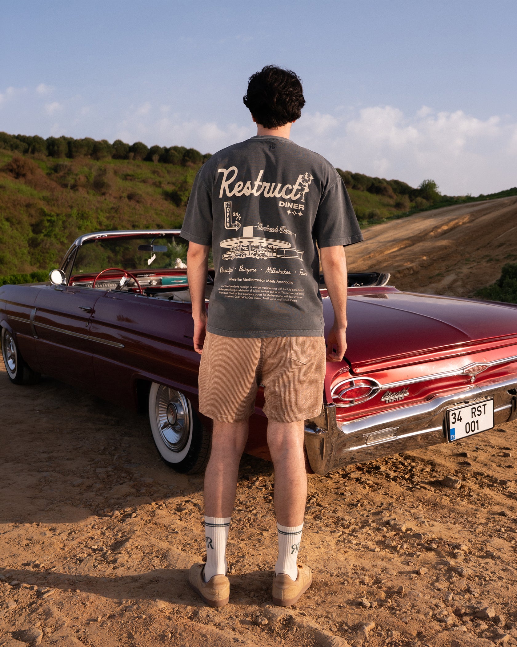 Diner Tee Vintage Black