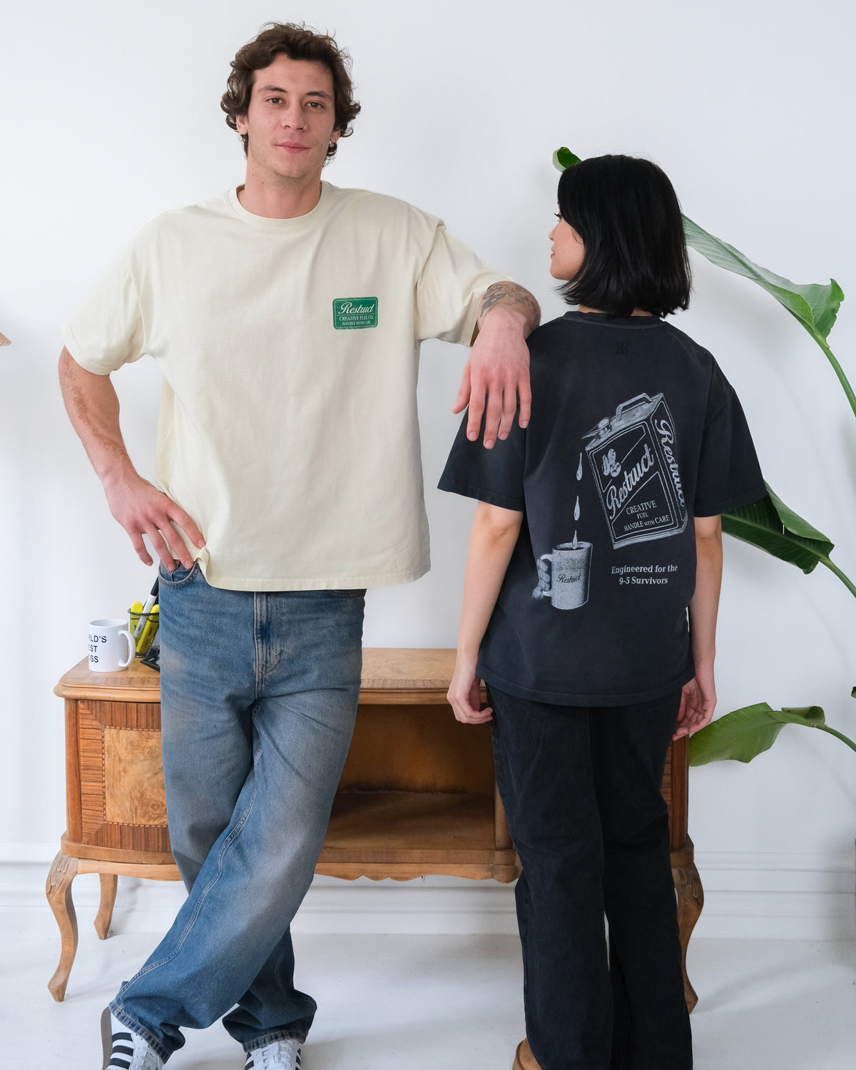 Creative Fuel Tee Ivory
