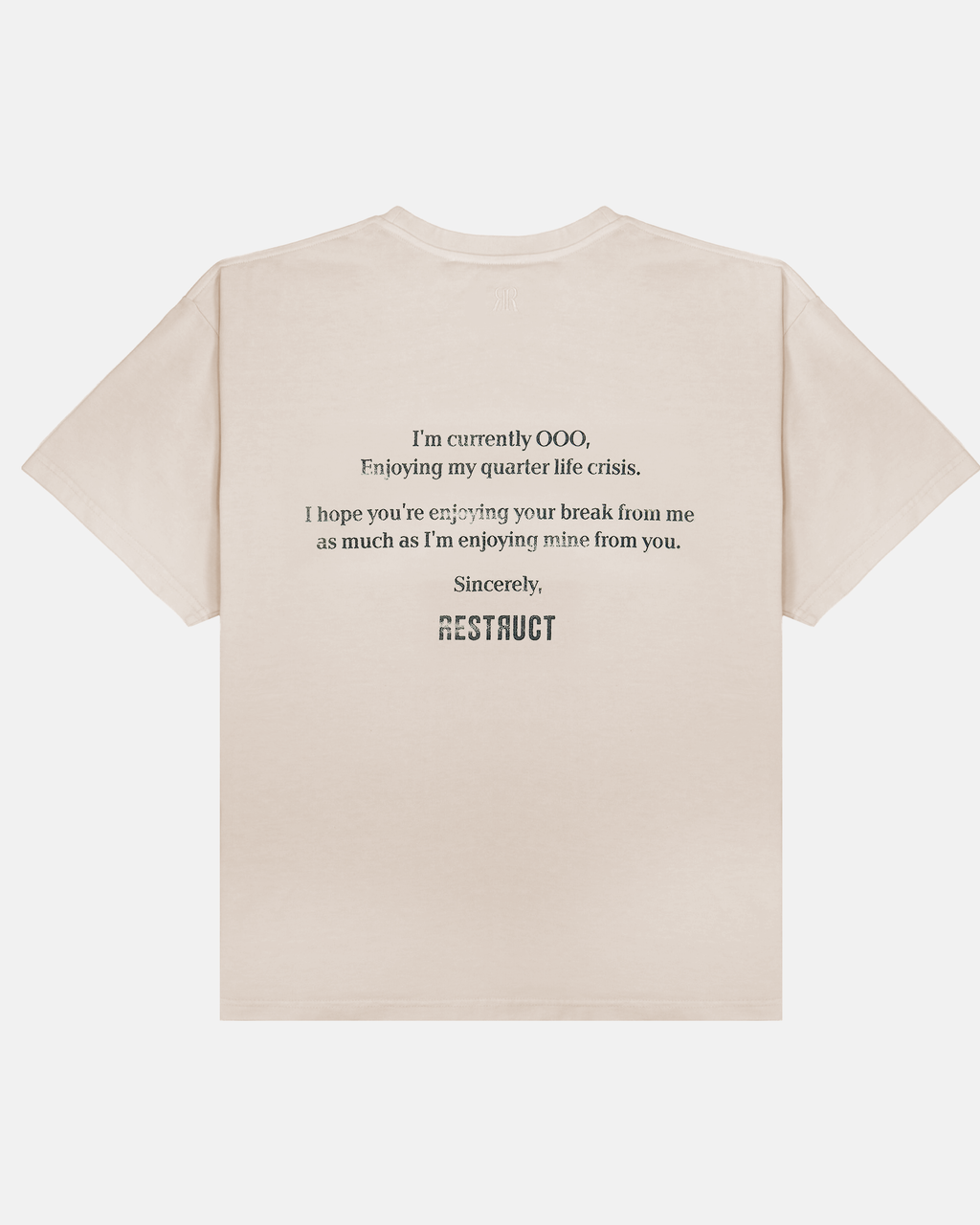 Auto Reply Tee Ivory