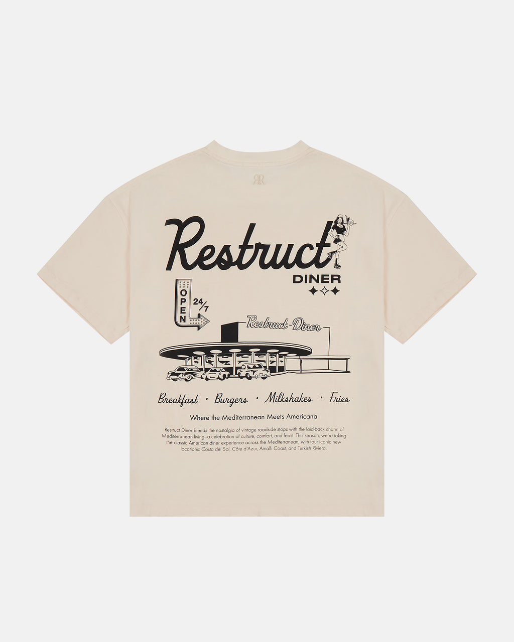 Diner Tee Ivory