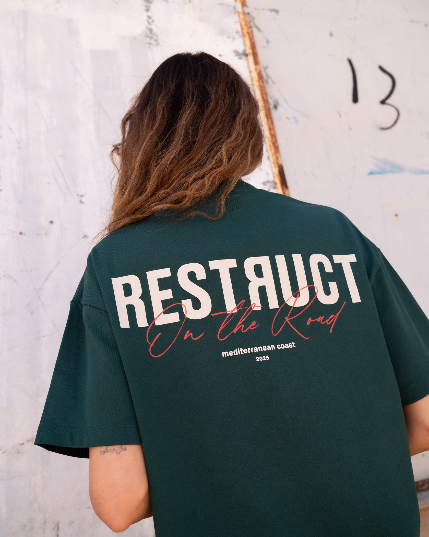 On The Road Tee Green