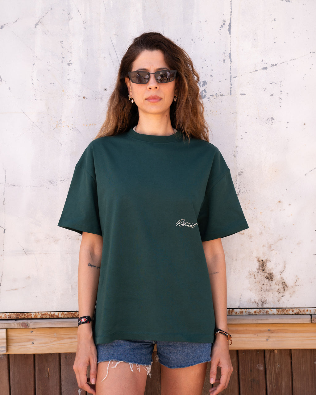 On The Road Tee Green