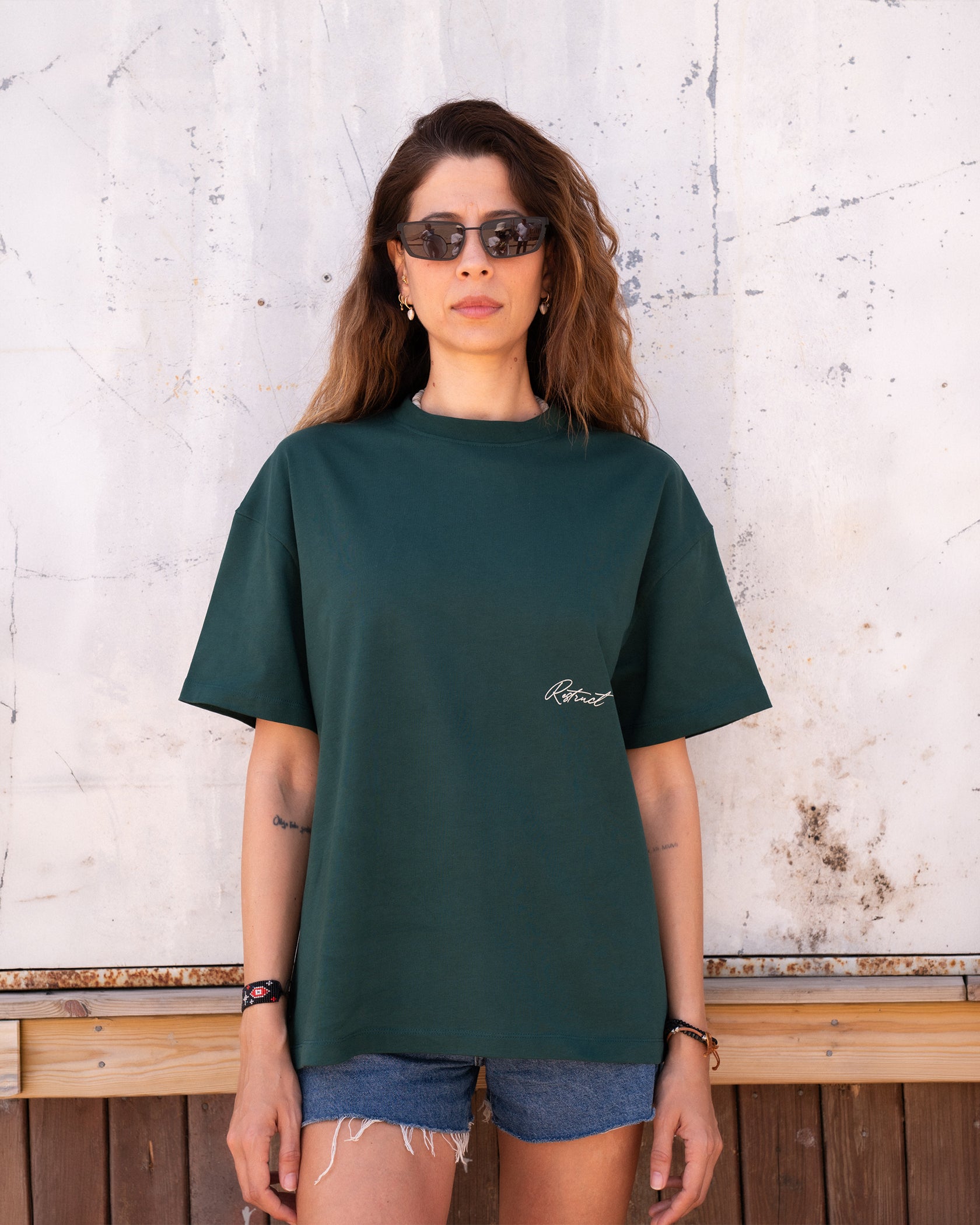 On The Road Tee Green