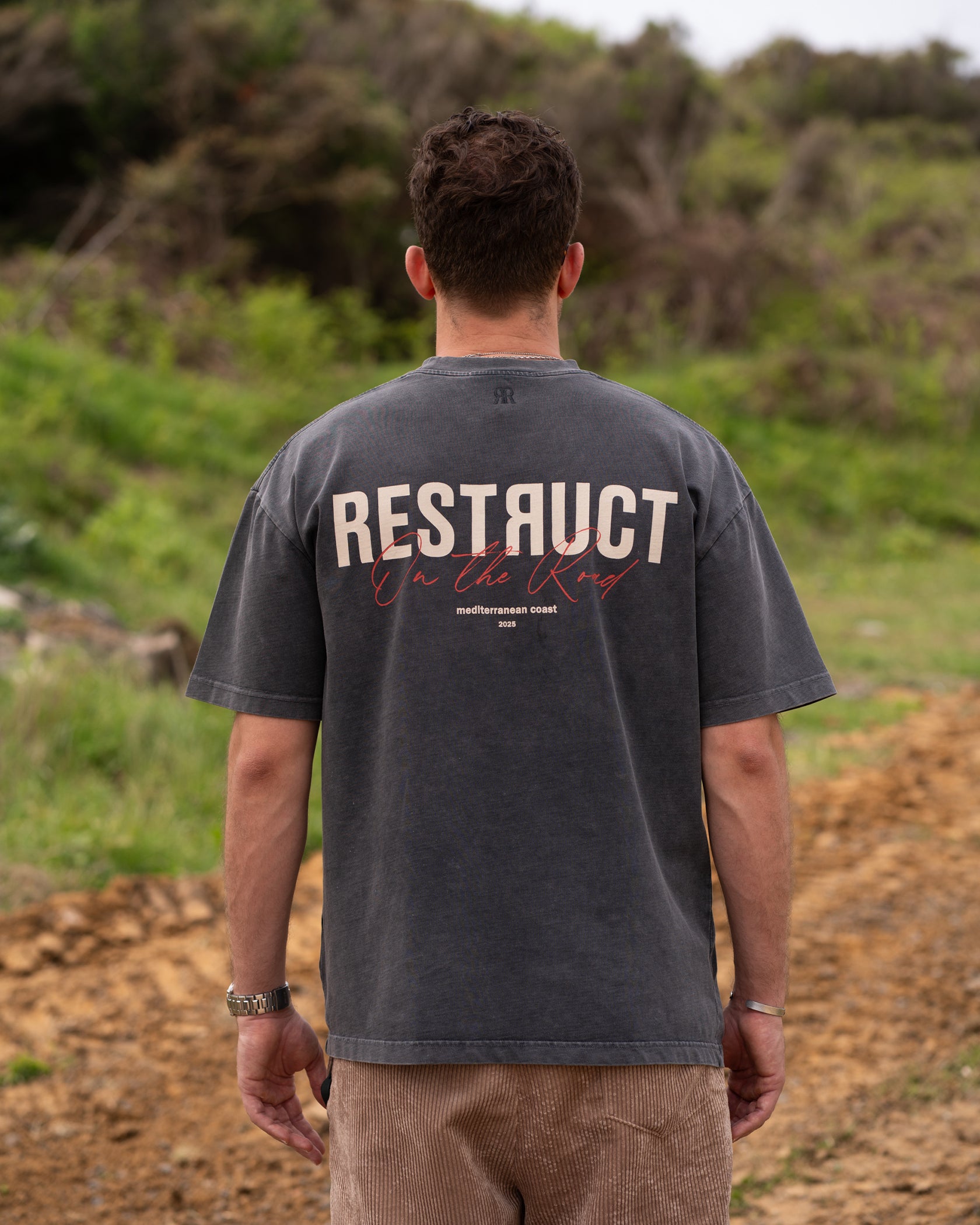 On The Road Tee Vintage Black