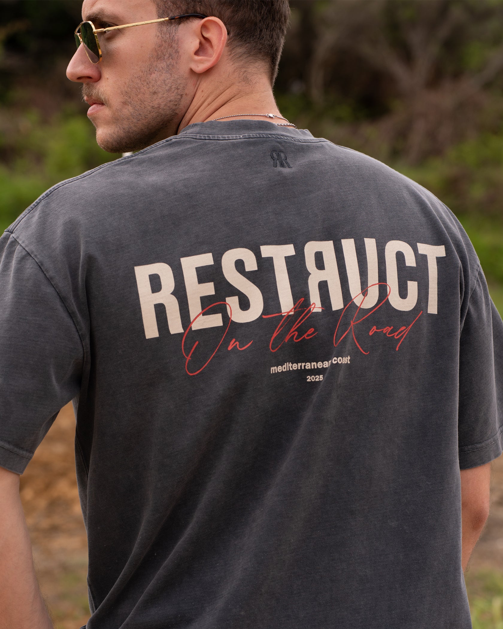 On The Road Tee Vintage Black