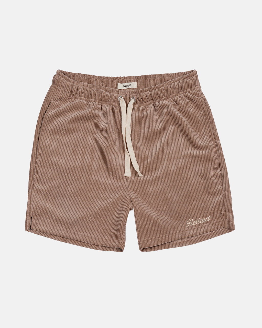 Cord Short Beige