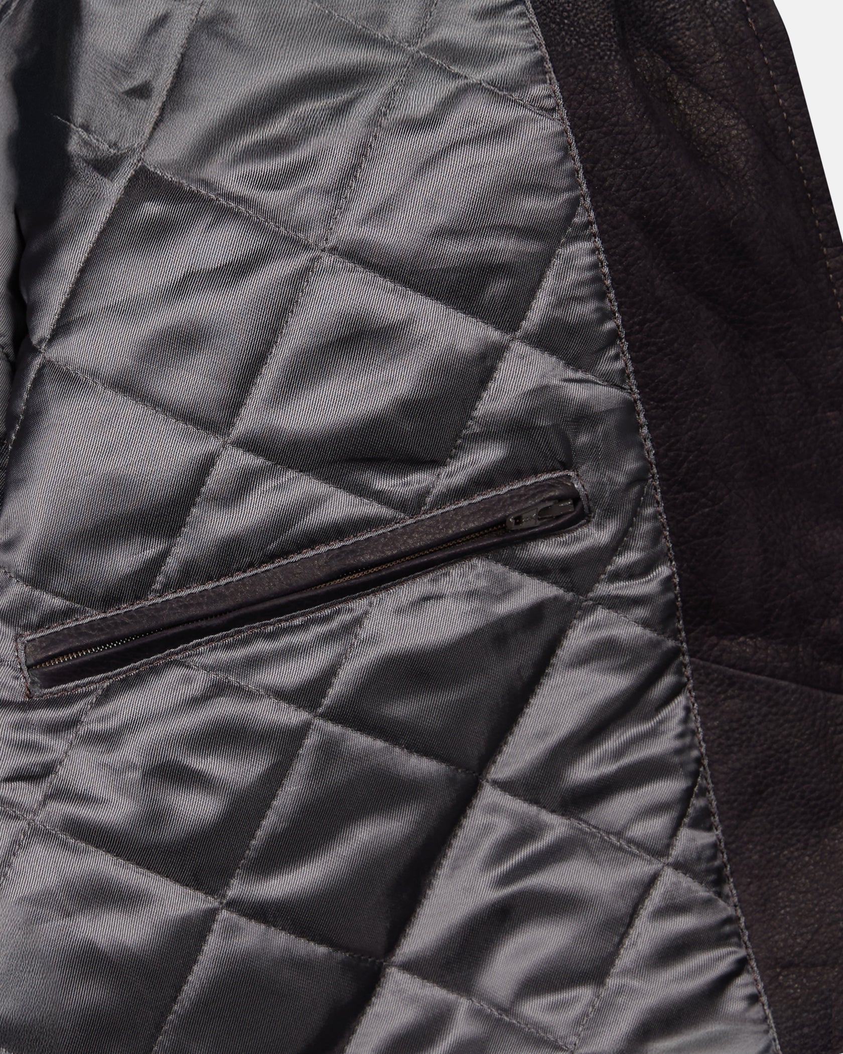 Leather Jacket Indigo