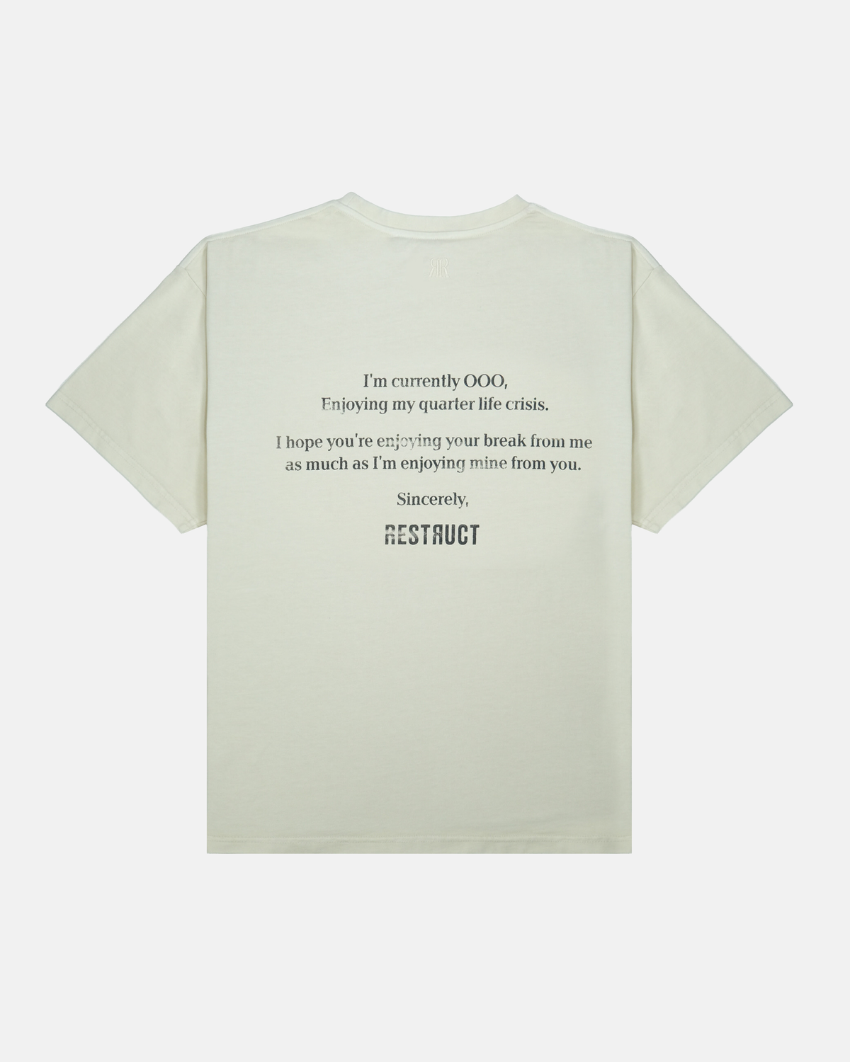 Auto Reply Tee Ivory