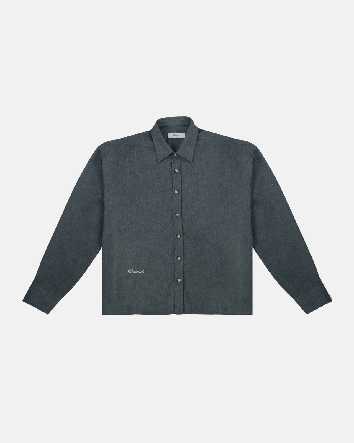 Boxy Fit Shirt – Gray
