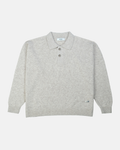 Cashmere Blend Knit Polo – Sand