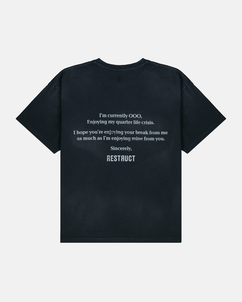 Auto Reply Tee Vintage Black