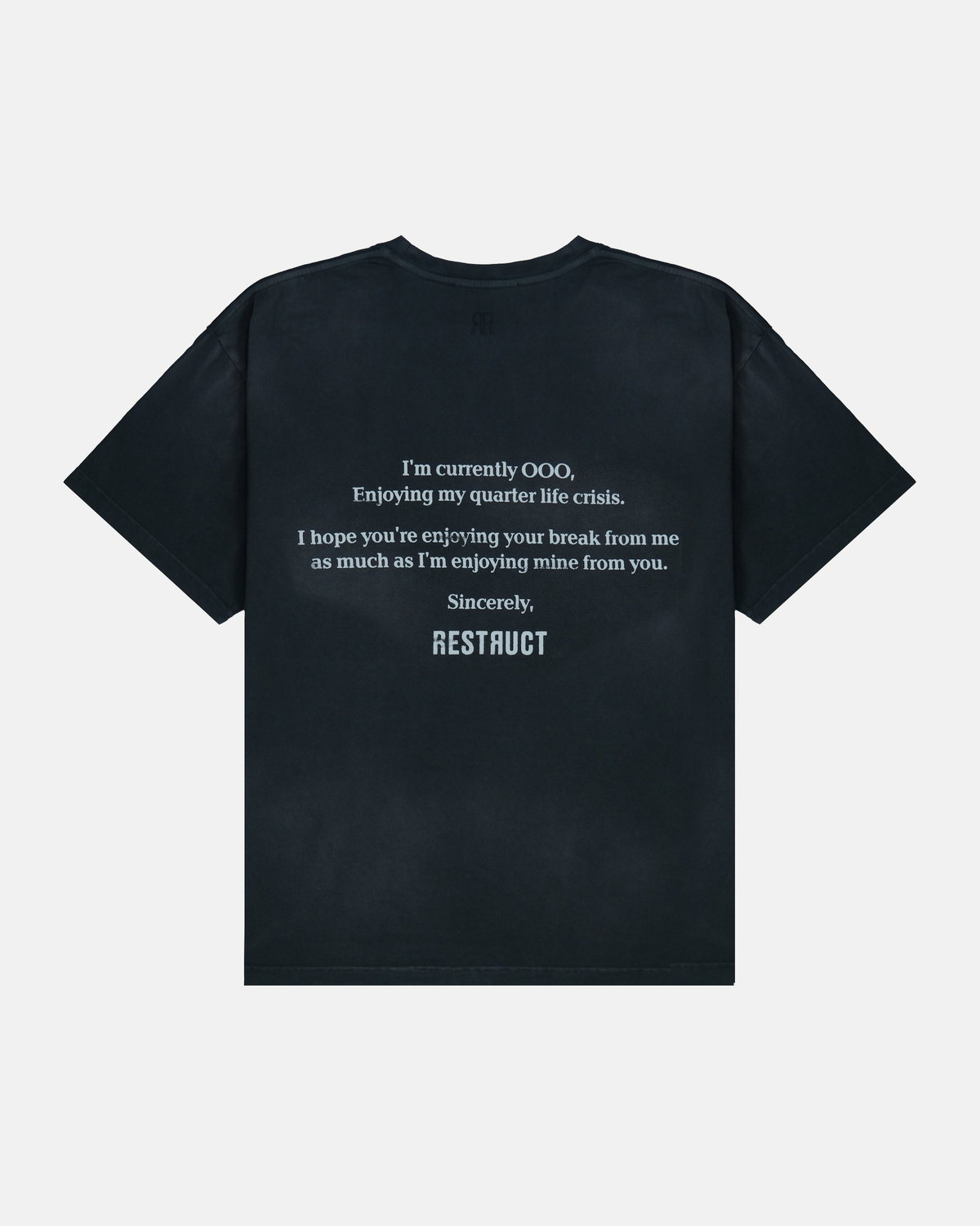 Auto Reply Tee Vintage Black